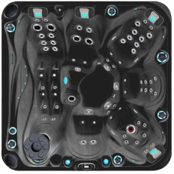 Гідромасажний басейн Passion Spas Admire (230х230х91 см), Чорна перлина