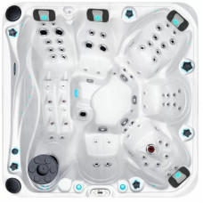 Гідромасажний басейн Passion Spas Admire (230х230х91 см), Сріблясто-білий