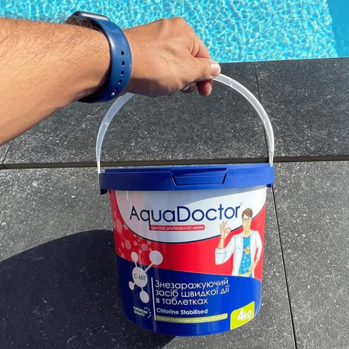 Хлор AquaDoctor C-60T 4 кг в таблетках