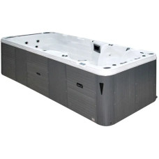 Плавальний SPA басейн Passion Spas Aquatic 5 (580x228x155 см), Сріблясто-білий