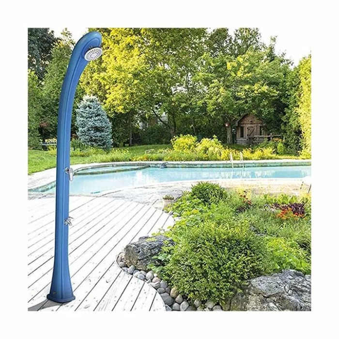 Душ сонячний Aquaviva So Happy з мийкою для ніг, блакитний DS-H221BL, 28 л