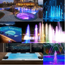 Прожектор компактний світлодіодний Aquaviva 028 99LED (6 Вт) RGB + закладна