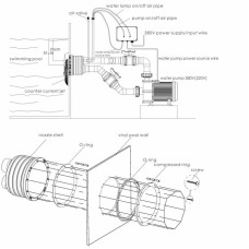 Протитечія Aquaviva WTB400T 80 м3/год (380 В)