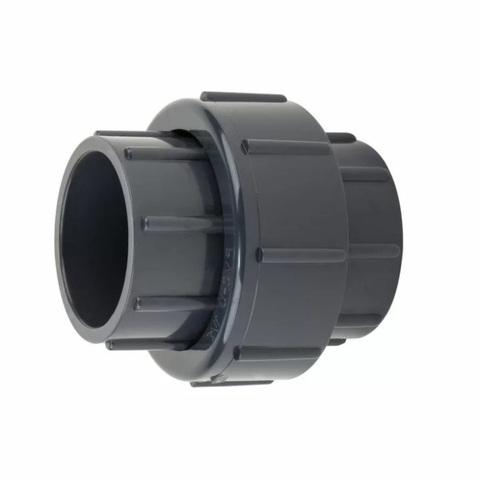 Муфта ПВХ Aquaviva розбірна клей-клей d50 мм