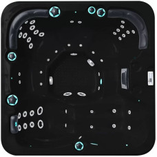 Гідромасажний басейн Passion Spas Refresh (204х204х85 см), Чорна перлина