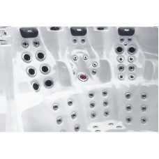 Плавальний SPA басейн Passion Spas Activity 1 Deep (394x226x152 см), Сріблясто-білий