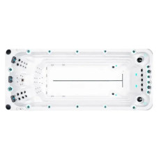 Плавальний SPA басейн Passion Spas Activity 2 Deep (549x226x152 см), Сріблясто-білий