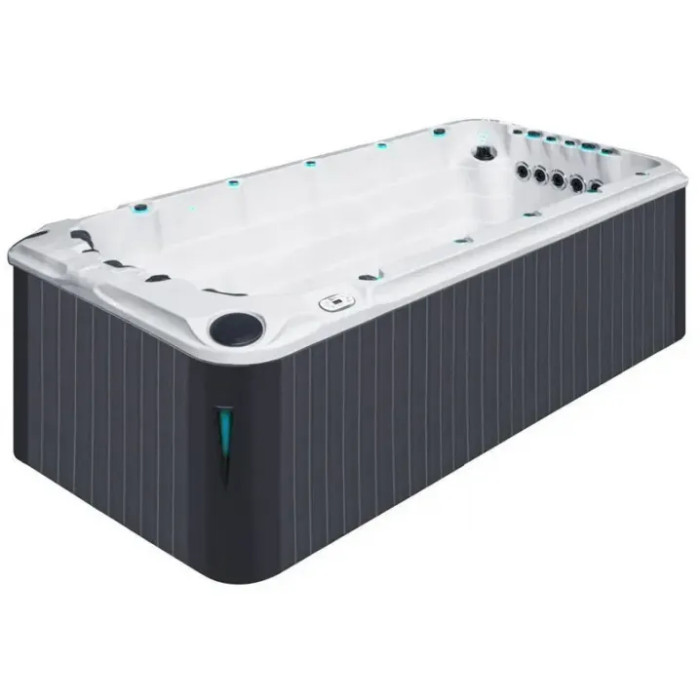 Плавальний SPA басейн Passion Spas Activity 2 Deep (549x226x152 см), Сріблясто-білий
