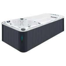 Плавальний SPA басейн Passion Spas Dynamic (590x227x126 см), Сріблясто-білий