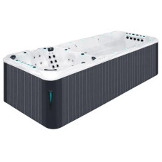 Плавальний SPA басейн Passion Spas Vitality Deep (708x225x155 см), Сріблясто-білий