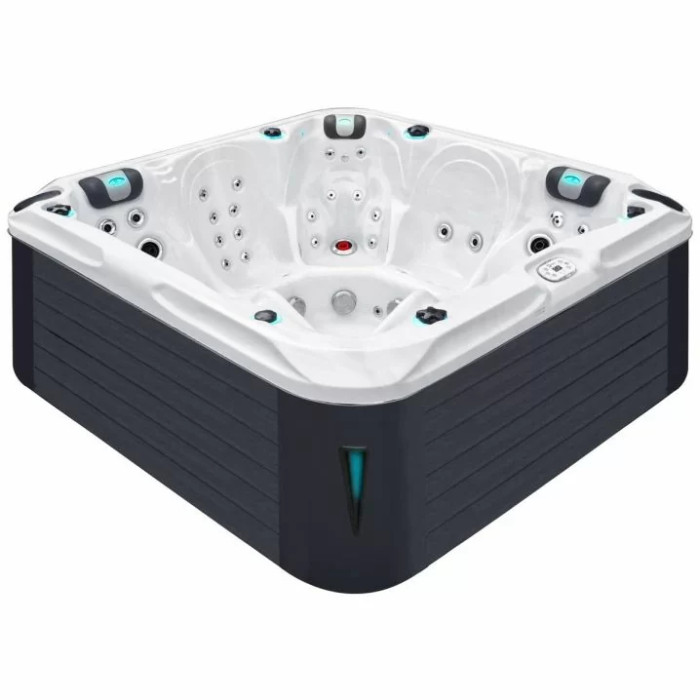 Гідромасажний басейн Passion Spas Delight (213х213х91 см), Сріблясто-білий