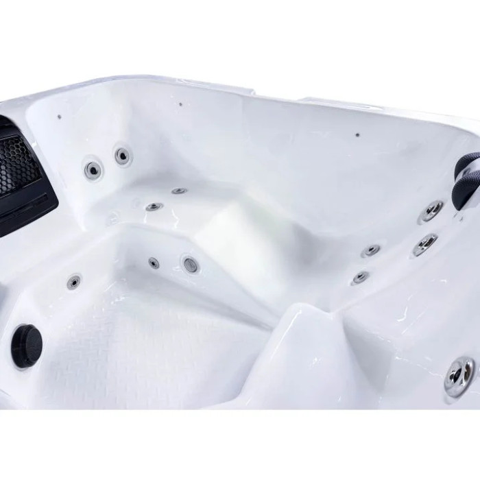 Гідромасажний басейн Passion Spas Flame (190х190х81 см), Сріблясто-білий