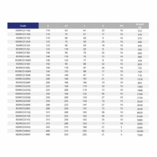 Редукційне кільце ПВХ Effast RDRRCD032A, d32x16 мм