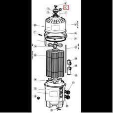 Манометр для фільтрів Hayward SwimClear (ECX2712B1)