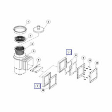 Фланець скімера Emaux EM0010 Standard 01051047