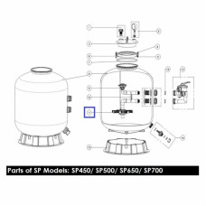 Сепаратор фільтра Emaux 126 мм (01172008)
