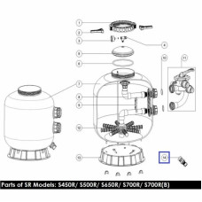 Дренажний клапан для фільтрів Emaux серії V, S (89010107)