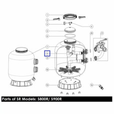 Дифузор фільтра Emaux S800 89011210