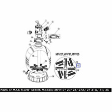 Дюзова коробка для фільтрів Emaux MFV27/31/35 (89012516)