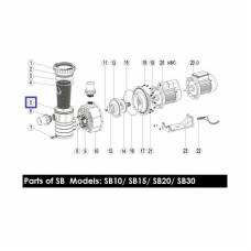 Префільтр насоса Emaux SB (89021305)