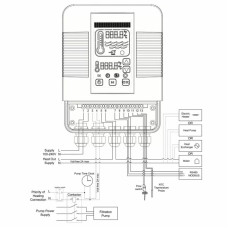 Цифровий контролер Elecro Heatsmart Plus теплообмінника G2/SST + датчик протоку та температури