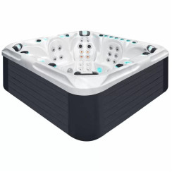 Гідромасажний басейн Passion Spas Excite Mighty Wave (224x224x91 см), Сріблясто-білий