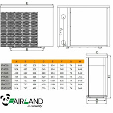 Інверторний тепловий насос Fairland IPHCR100T (36.5 кВт, WiFi)