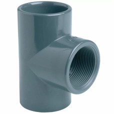 Трійник ПВХ Effast RGRTIG020B 90° перехідний, з різьбою d20x1/2"