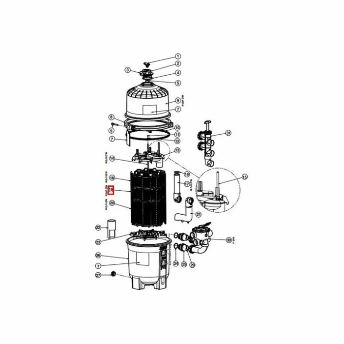 Фільтруючий елемент Hayward (DEX2400DA)