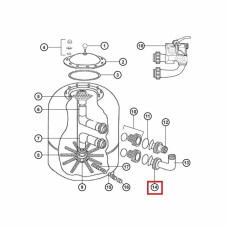 Гайка муфти Hayward (діаметр 780-900) для NC-фільтра (NCX2312060)