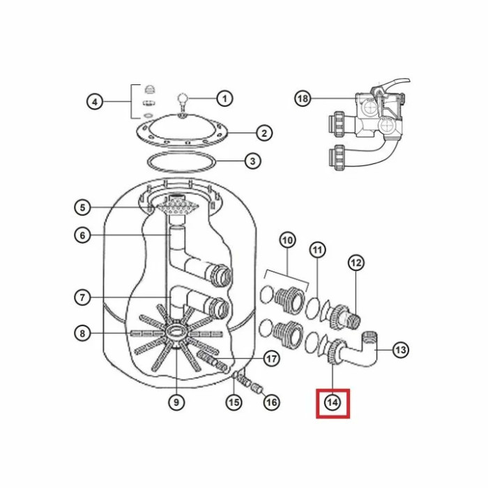 Гайка муфти Hayward (діаметр 780-900) для NC-фільтра (NCX2312060)