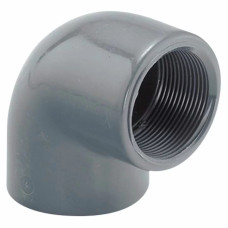 Коліно ПВХ Hidroten ВР-ВР 1002301, різьбове, d1/2"