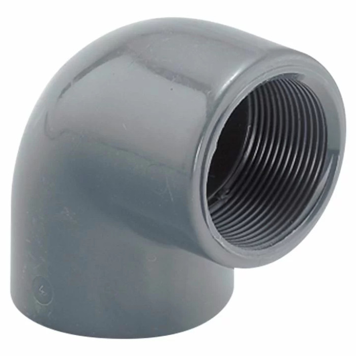 Коліно ПВХ Hidroten ВР-ВР 1002302, різьбове, d3/4"