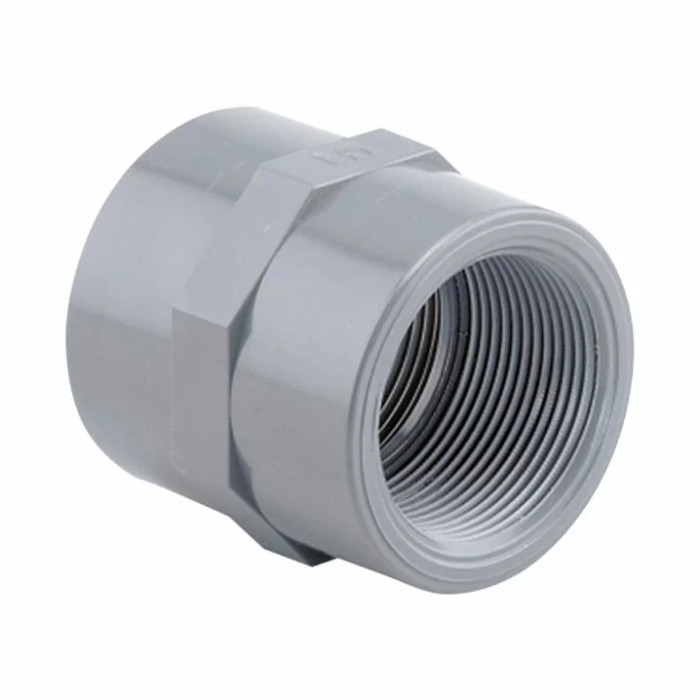 Муфта ПВХ Hidroten ВР-ВР, 1002054, різьбова, d1 1/2"
