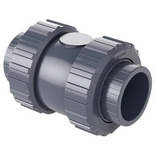 Зворотний клапан ПВХ Hidroten 1016007 пружинний, з ущільненням EPDM, d75 мм