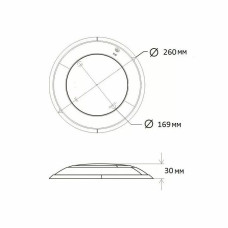 Прожектор світлодіодний Aquaviva LED001B (HT201S) 546LED (36 Вт) NW White сталевий + закладна