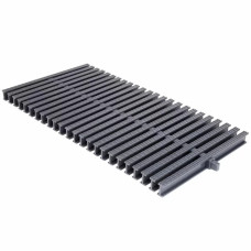 Переливная решетка Aquaviva KTG-25 Classic с центральным соединением, 245x25 мм (серая)