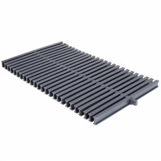 Переливна решітка Aquaviva KTG-30 Classic з центральним з'єднанням, 295x25 мм (сіра)