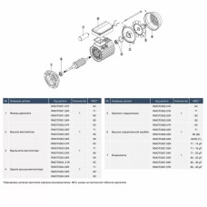 Насос Hayward HCP09151E2 KNG150 M.B IE2 (220 В, 22.4 м3/год, 1.5 HP)