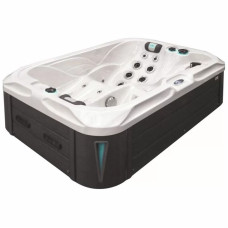 Гідромасажний басейн Passion Spas Indulgence (214х143х63 см), Сріблясто-білий