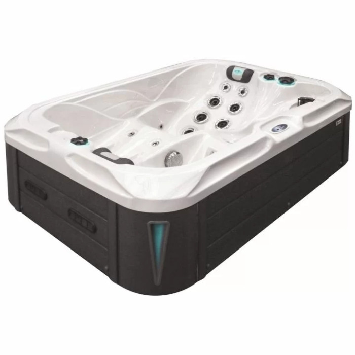 Гідромасажний басейн Passion Spas Indulgence (214х143х63 см), Сріблясто-білий