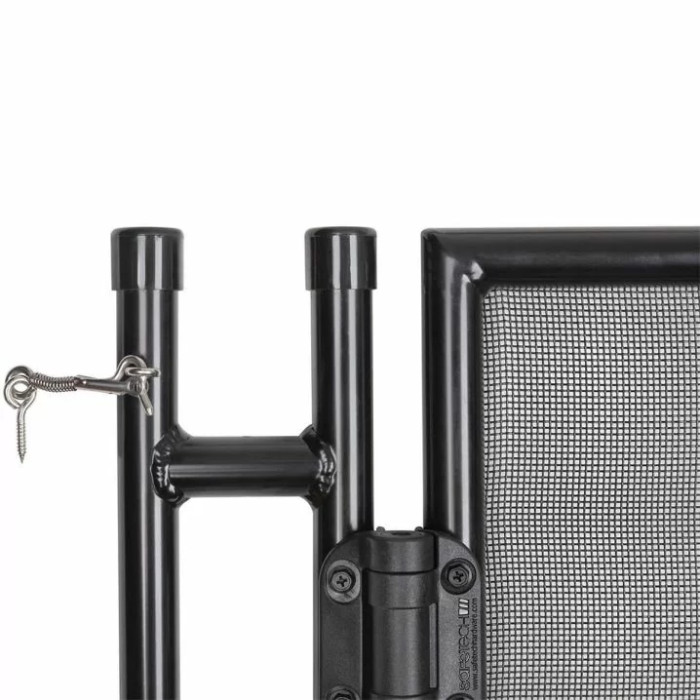 Двері із замком для огорожі Aquaviva Fence Black
