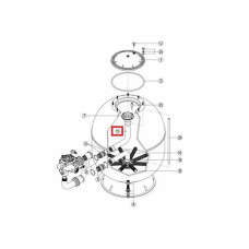 Коліно колектора для фільтра Kripsol AK900 (RRFI0015.04R)