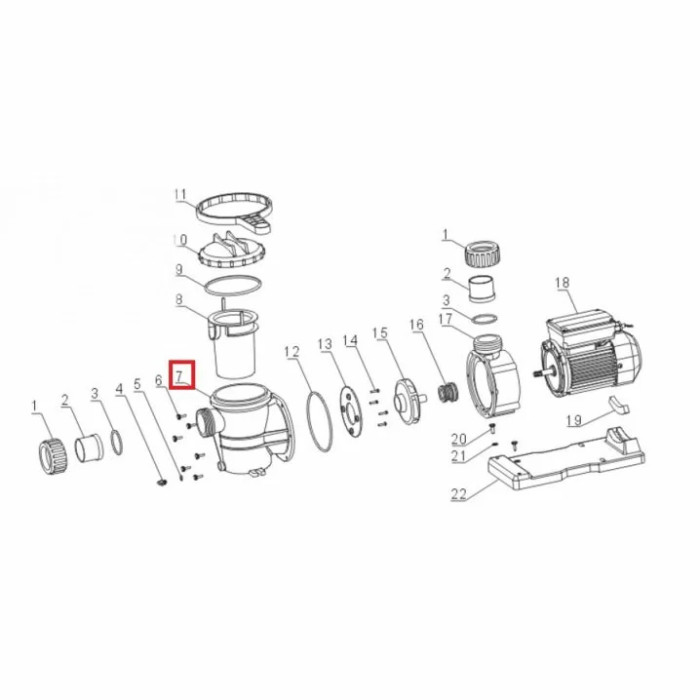 Корпус префільтра Aquaviva VWS/STP 25-50