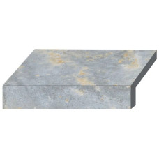 Бортова Г-подібна плитка Aquaviva Loft Blue, 600x345x50(20) мм
