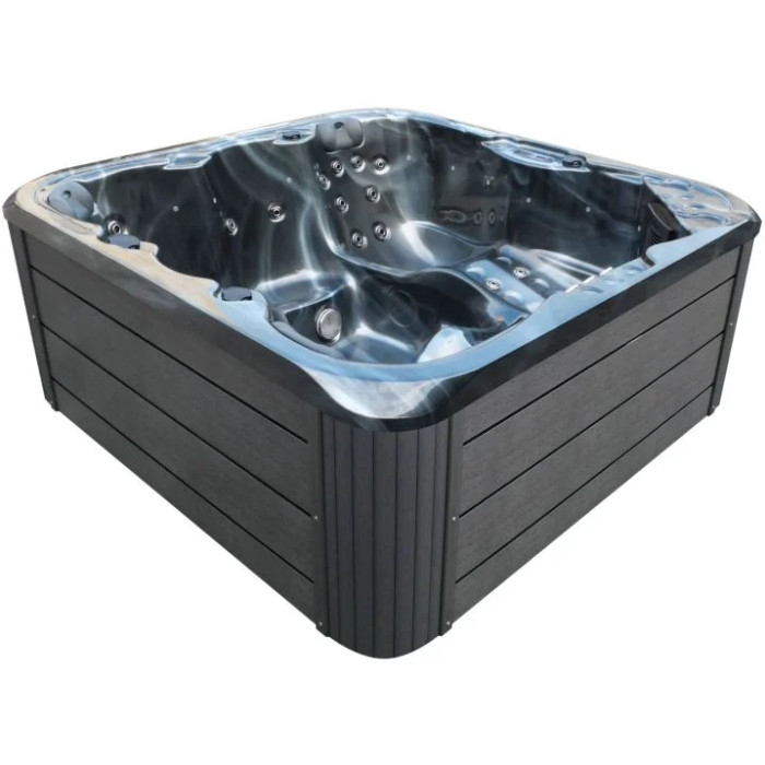 Гідромасажний басейн Aquaviva 5814B (200х200х90 см), Темний опал