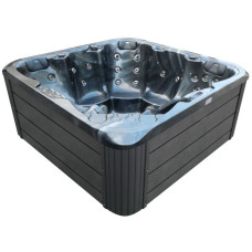 Гидромассажный бассейн Aquaviva 5814B (200х200х90 см), Темный опал