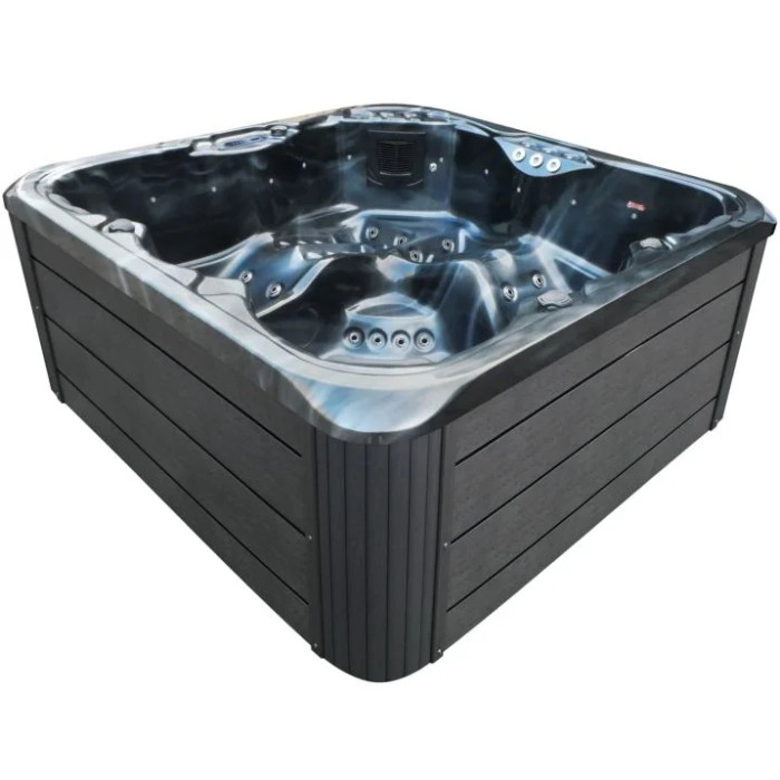 Гідромасажний басейн Aquaviva 5814B (200х200х90 см), Темний опал