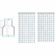 Муфта ПВХ Era US004200 редукційна, d200х160 мм