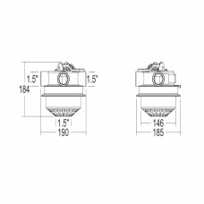 Кран чотириходовий Emaux MPV 05 88281205B (1.5'', верхнє підключення)